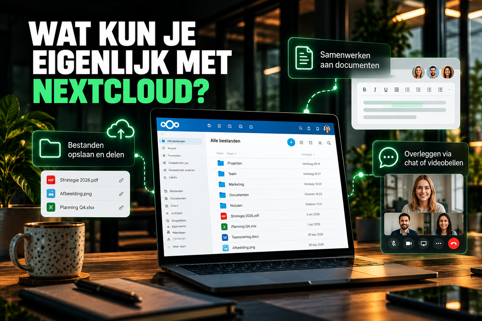 Wat Nextcloud voor je team kan betekenen